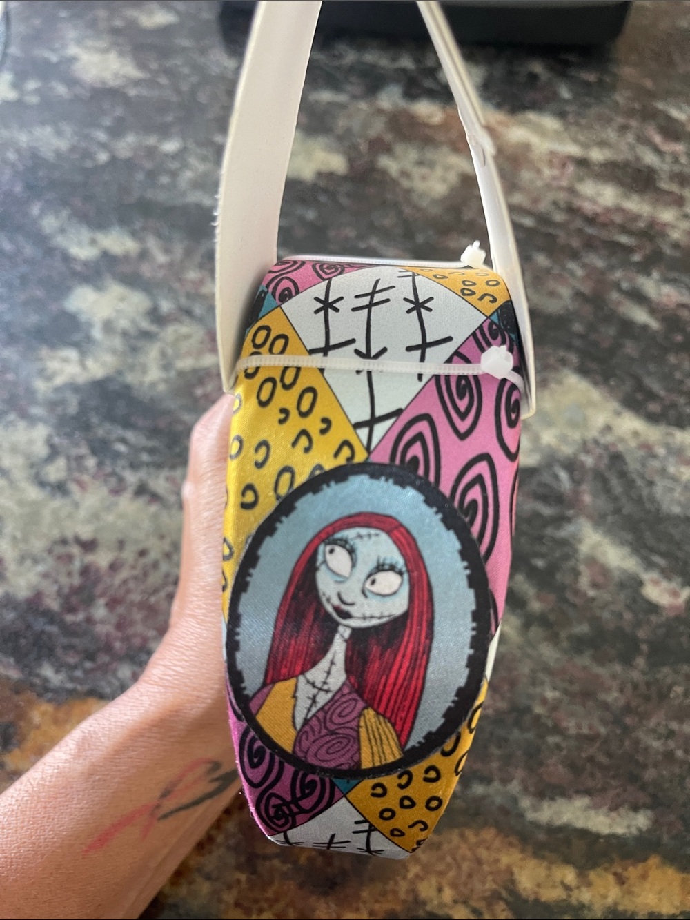 Disney Pink Yellow Blue Sally Patchwork Headband